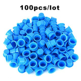 100Pcs/set Plastic Microblading Tattoo Ink Cup Holder